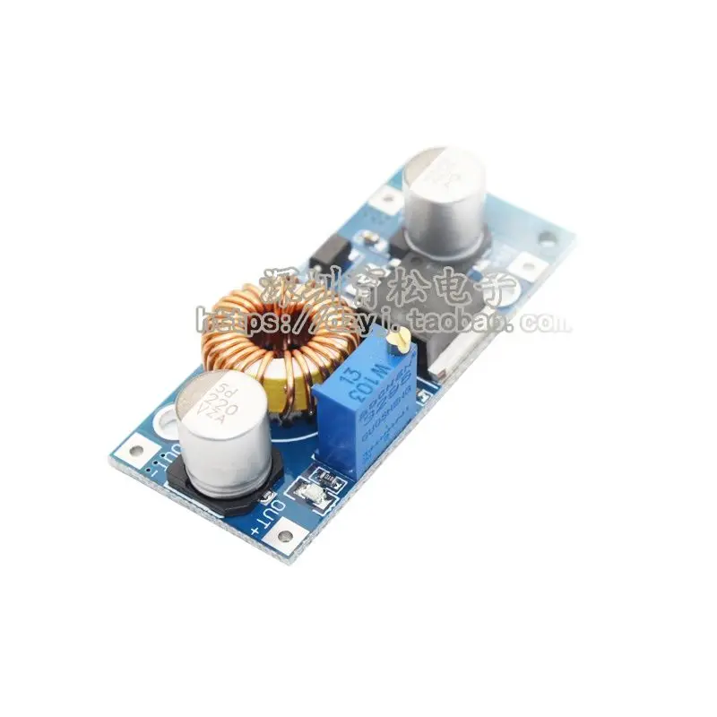 

5A DC-DC XL4005 Регулируемый понижающий модуль 5 ~ 32 В Высокая мощность 96% Высокая эффективность намного превышает 2596