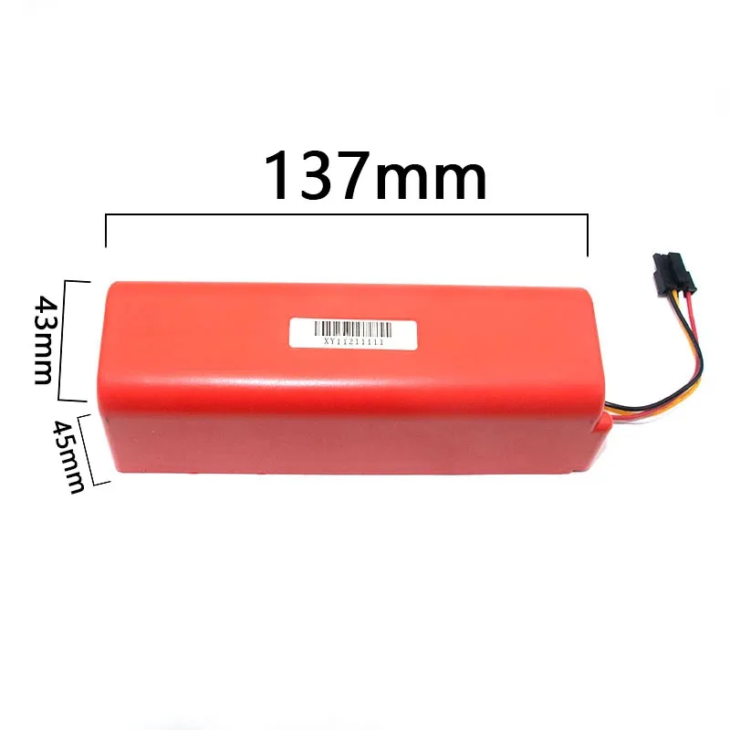 Фото Оригинальный запасной аккумулятор BRR-2P4S-5200D для XIAOMI 1S 1ST Roborock SDJQR01RR, робот-пылесос для подметания и мытья полов, 6500 мАч №5