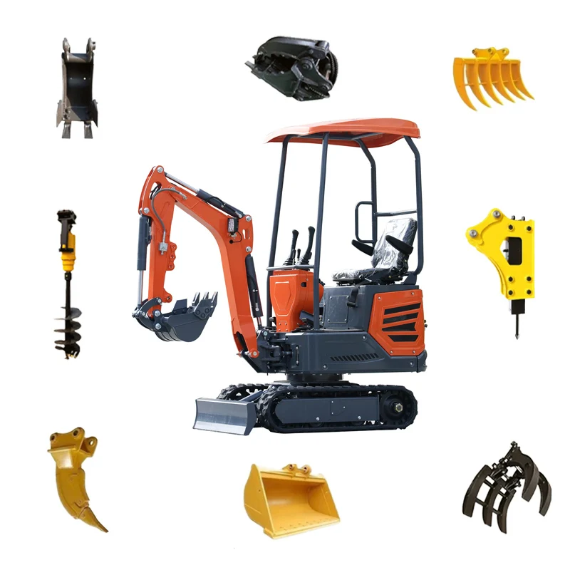 

EPA Construction Machinery 1000kg 1.0 ton Hydraulic Crawler Small Digger Euro 5 Mini Excavator Price