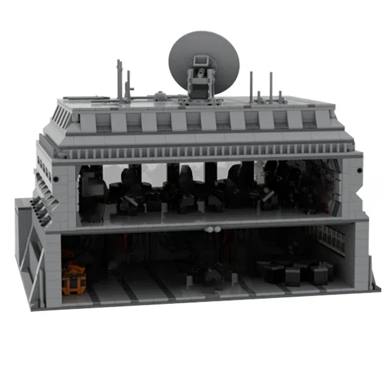 Звездная модель фильма Moc строительные кирпичи военная база фасад технология