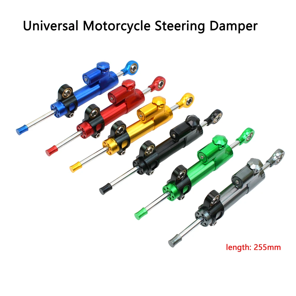 

Universal CNC Motorcycle Steering Damper Adjustable Stabilizer Linear Reversed Safe Control for Yamaha Honda Kawasaki Scooter