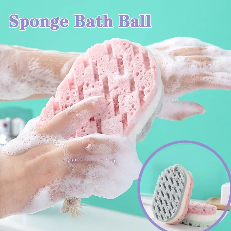 

1Pc Bath Sponge Brush Shower Body Dead Skin Remover Exfoliation Massage Brush Scrubber Body Brush Bathroom Accessories Tool