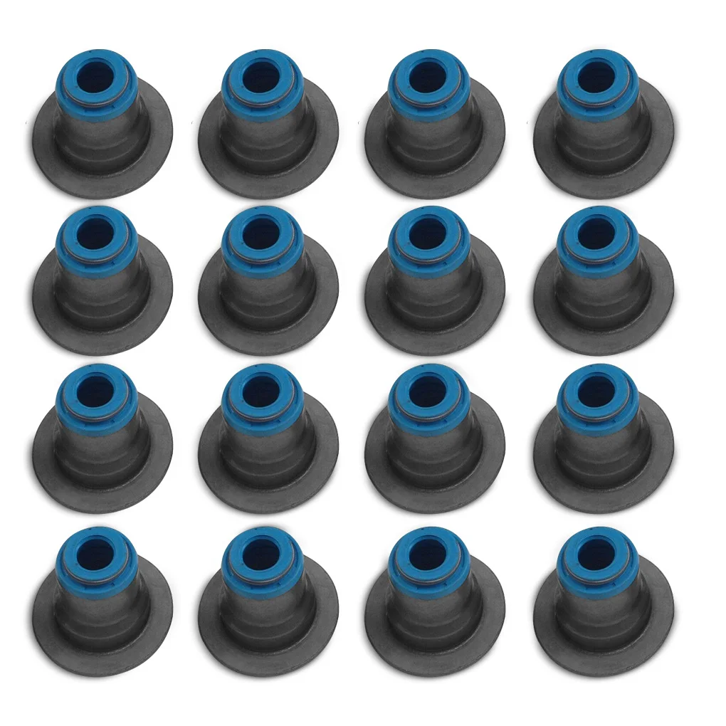 

16 Pieces/Set Valve Stem Oil Seals Car Valve Seals for Inlet Outlet Automotive Accessories Replacement for LS1/LS2
