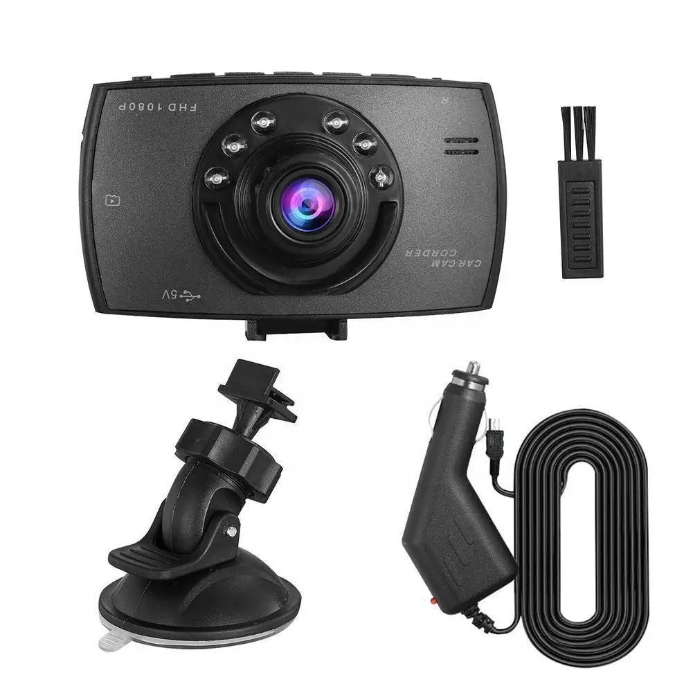

Dash Cam Dual Lens 1080P Recording Car Camera DVR Night WDR 300mAh Motion Vision Lithium Detection Built-In Battery N5G6