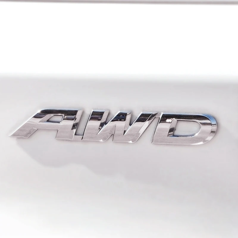 

1Pcs 3D Car Metal Sticker AWD Badge Logo Emblem Applique Drive Car Side Fender Rear Trunk Decoration Universal Auto Accessories