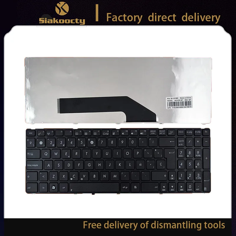 

Новая клавиатура K50 для ноутбука ASUS K50 K50I K50IJ K50C K50AB K50AD K50AF K50IN P50 P50IJ SP