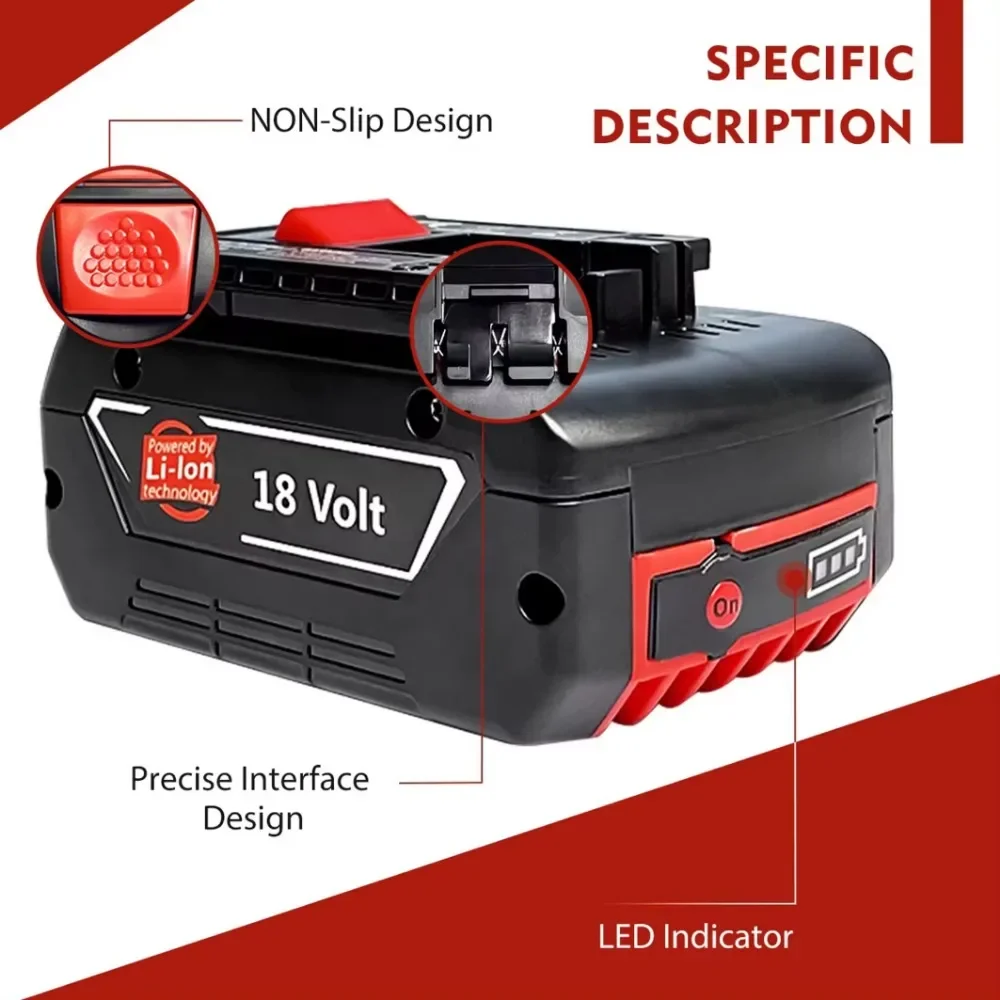 Литий-ионная батарея GBA18V для BOSCH 18 вольт 6 0 Ач