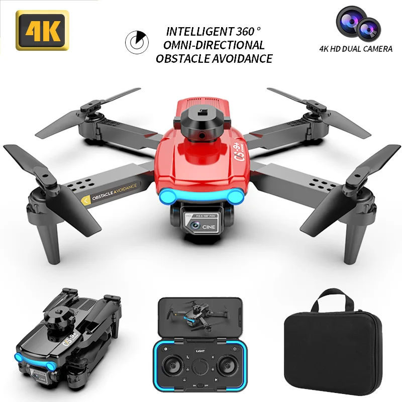 

Квадрокоптер QJ CS9 4KDual, складной, 4 оси, Wi-Fi, FPV, 2,4 ГГц