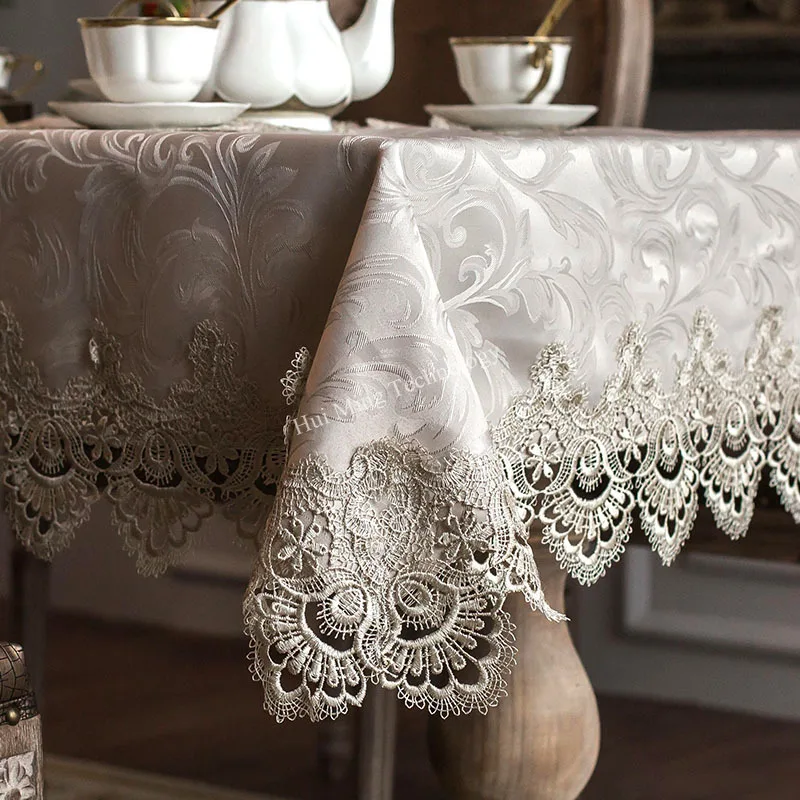 Cloth Lace Coffee Table Flag Cushion Cover Set