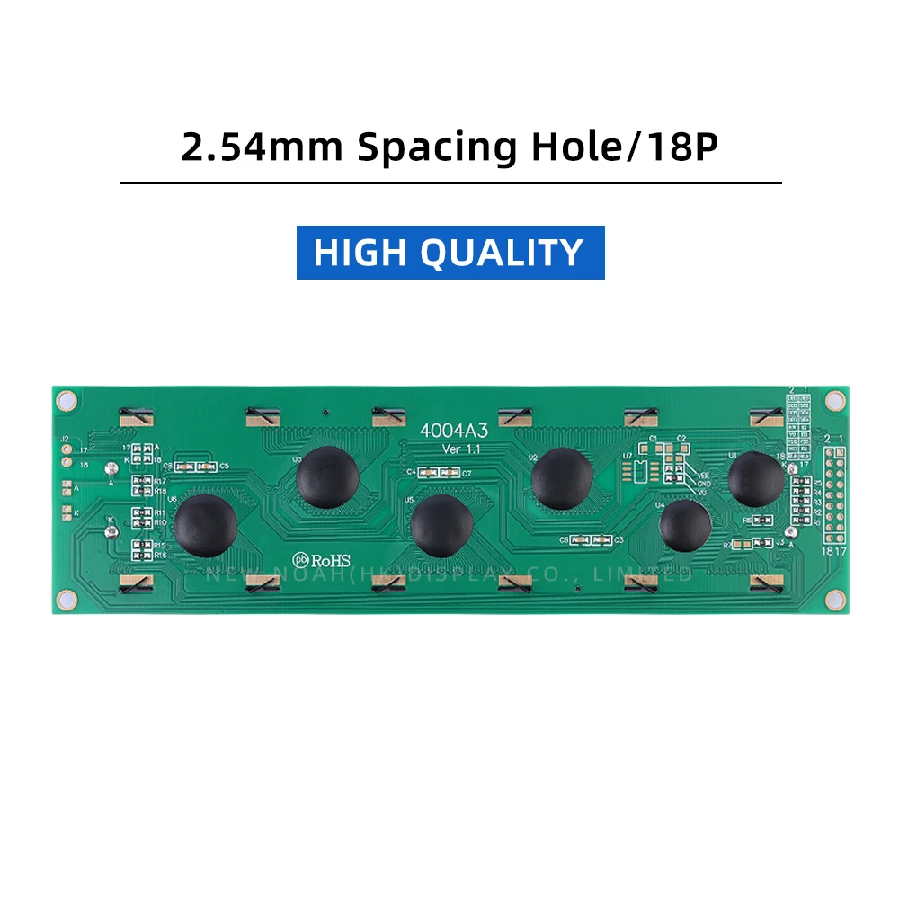 Русская синяя пленка белые буквы 4004A3 символьный ЖК-модуль 2X40 4004 18-контактный