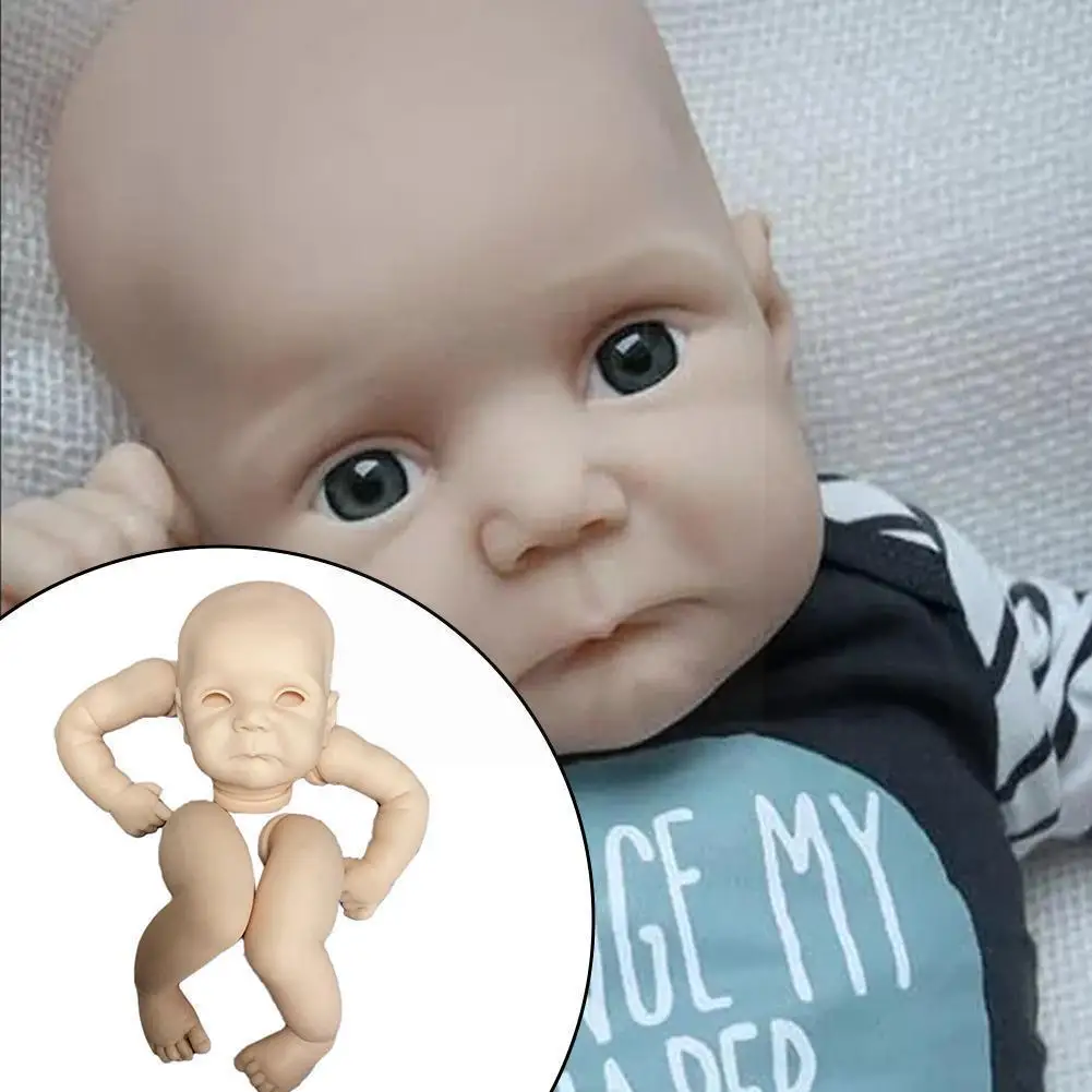 

Реалистичный реборн Ducklin, 20 дюймов, мягкие, с необработанными глазами, цвет и тело M6g5