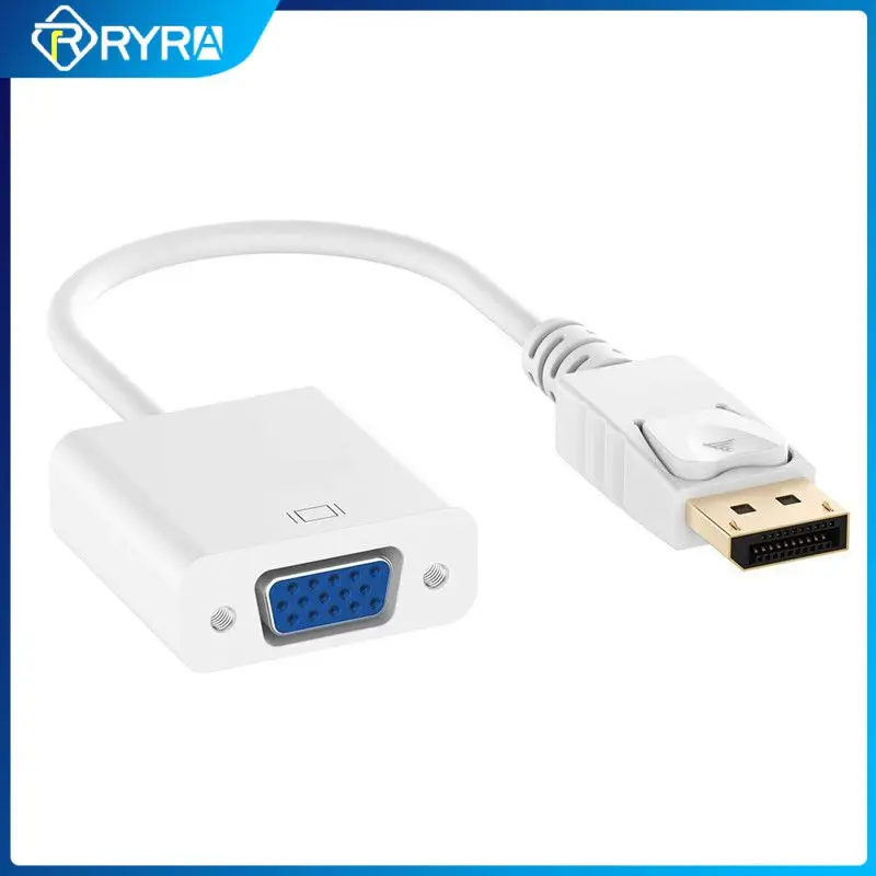 

RYRA HDMI To VGA Converter Cable 1080P HDMI Male To VGA Female DP To VGA Adapter Cable With Audio Supply For TV Video Game