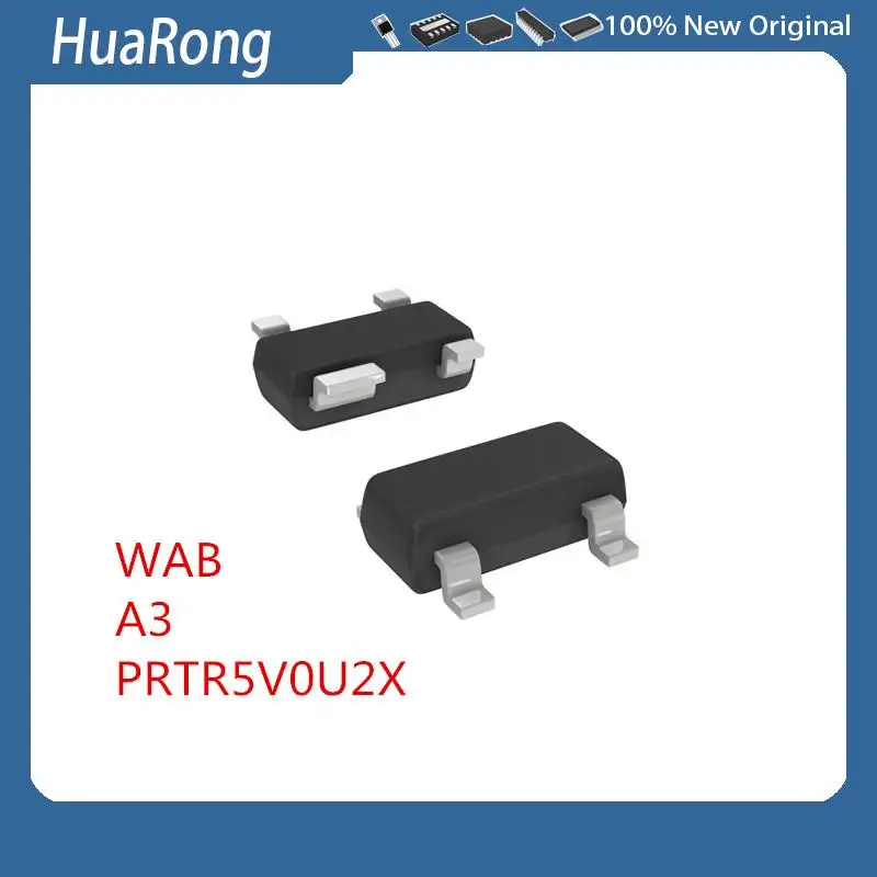 10 шт./партия WAB PAB tAB A3 SMD PRTR5V0U2X SOT-143 SI7469DP-T1-GE3