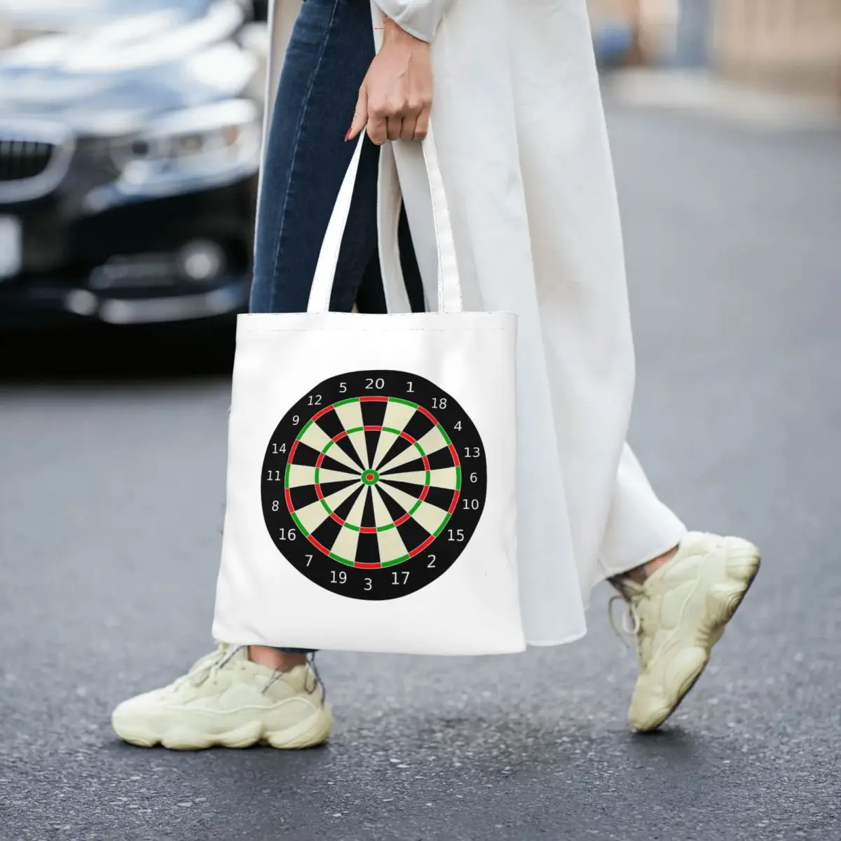 Darts Dart Arrows Dartboard Totes Canvas Handbag Women Canvas Shopping Bag