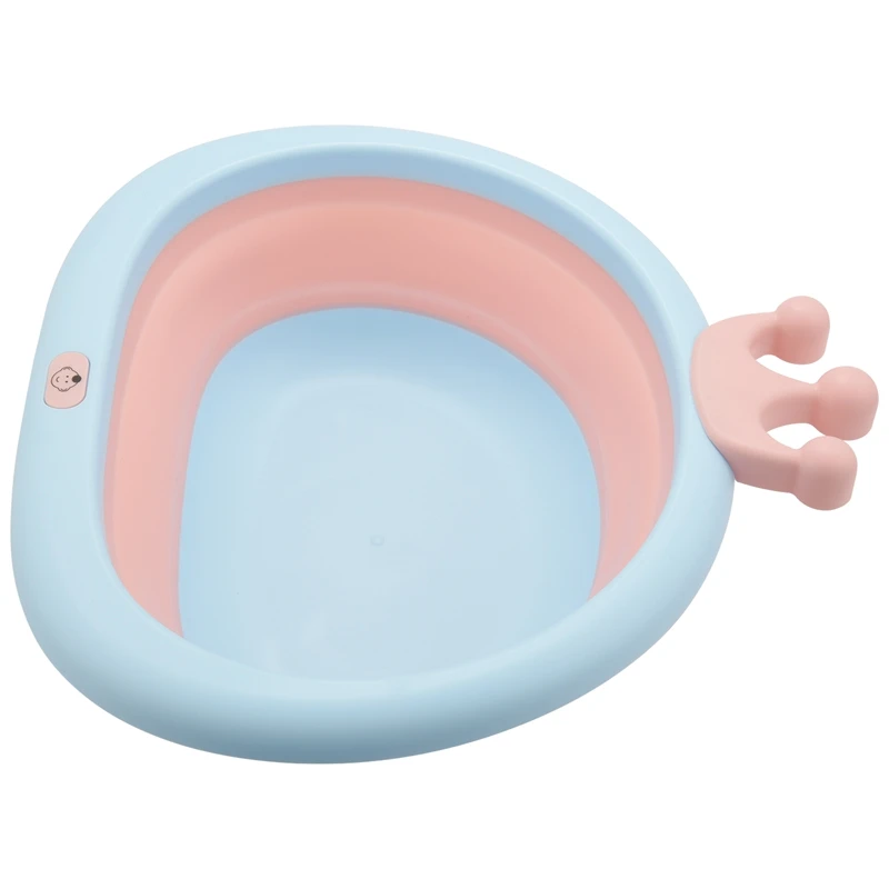 

Newborn Baby Foldable Bath Tub Baby Shower Tubs Bath Body Washing Portable Folding Kids Eco-Friendly Baby Washing Face Basin