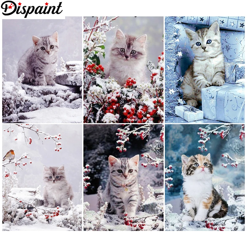 

Алмазная картина «Кот», 5D «сделай сам»