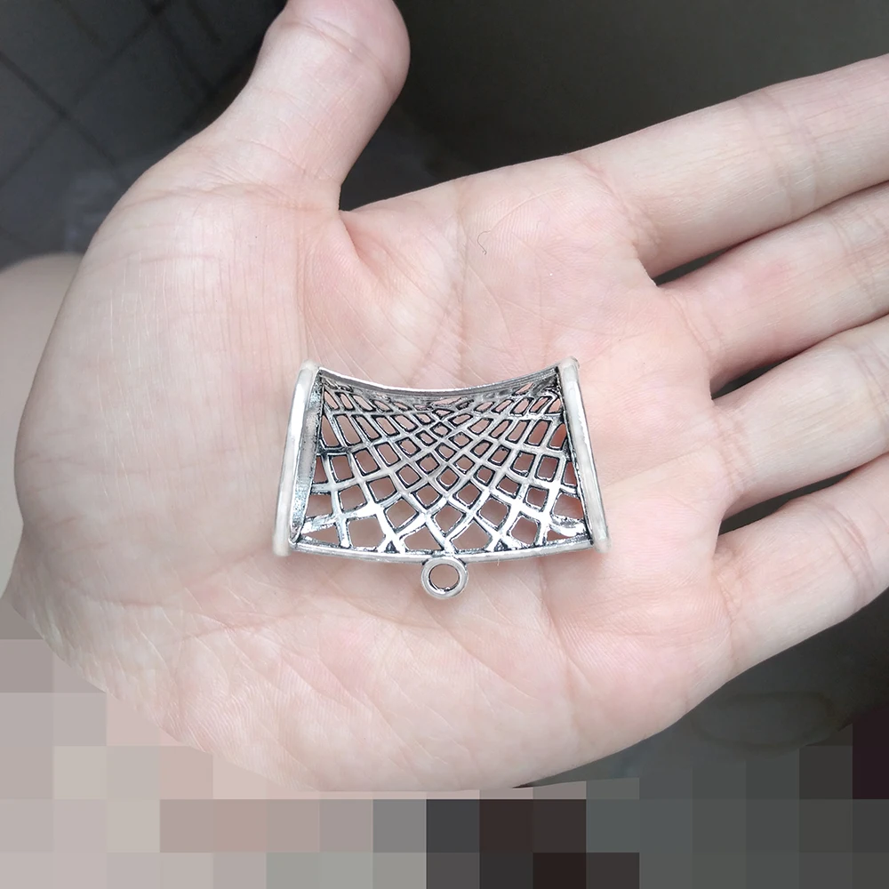 DIY подвески-замочки для шарфа женщины, античная серебряная кривая крестовина из сплава, модные зимние ювелирные компоненты 10 штук на.