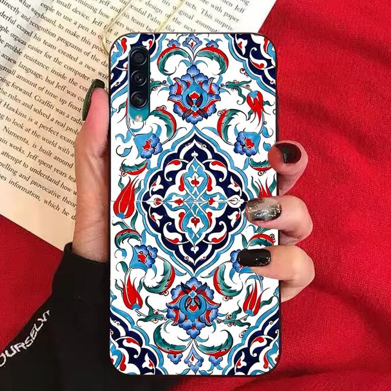 Persian carpet Floral pattern Phone Case for Samsung A51 01 50 71 21S 70 31 40 30 10 20 S E 11 91 A7 A8 2018