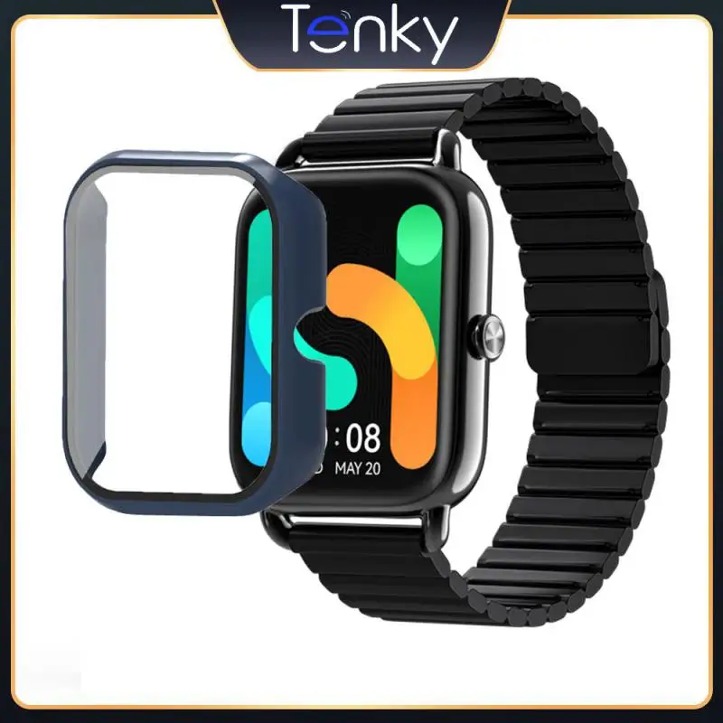 

For Haylou Rs4/rs4 Plus Smart Watch Case Protective Case Hard Watch Cover 2in1 Frame Case For Women Men Glass Glass Screen Film