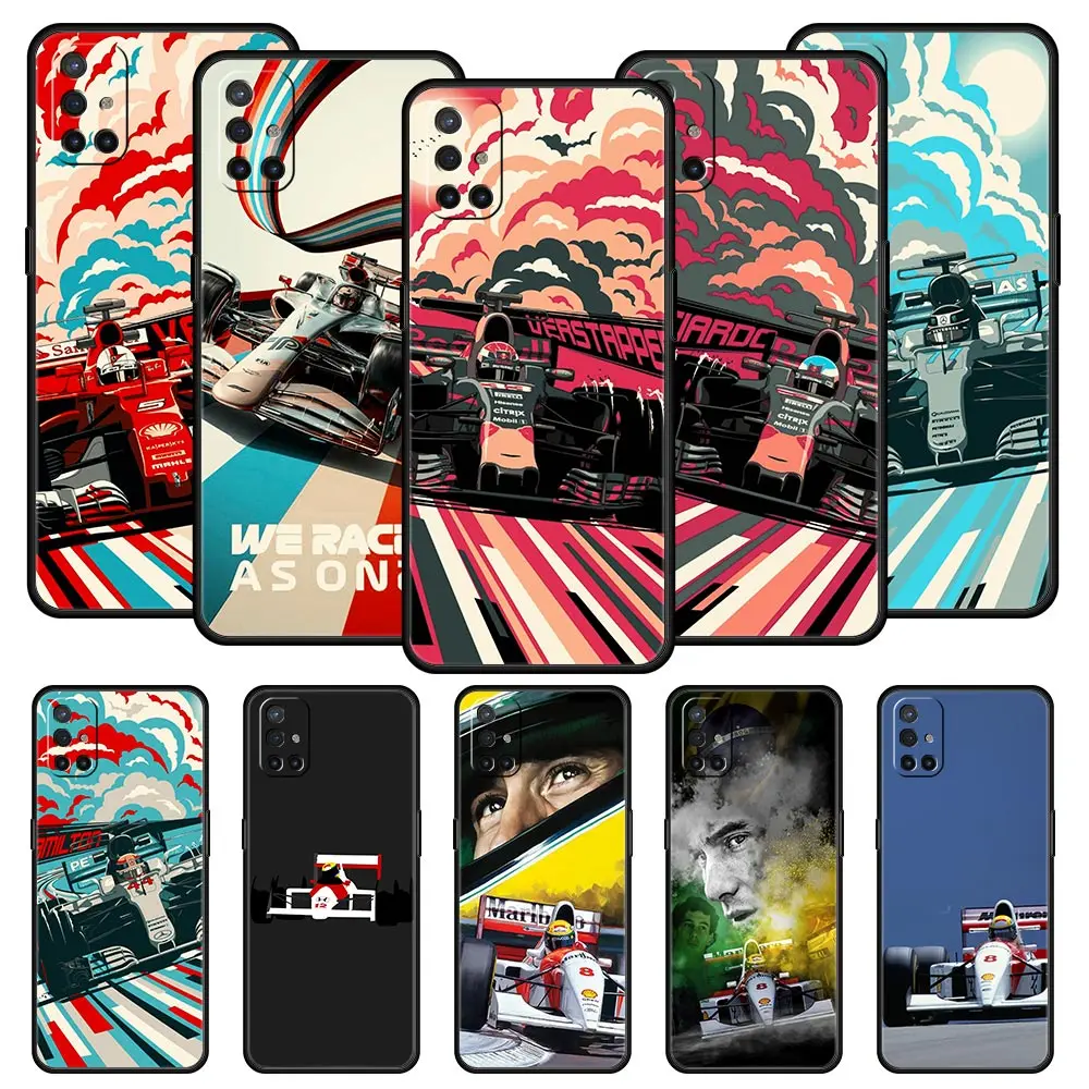 

Ayrton Senna F1 Cover For OnePlus 9 Pro 9T 9R 9RT 8T 8 7 6T 7T Z 5G Black Shell OnePlus Nord 2 CE N200 N10 5G N100 Phone Case