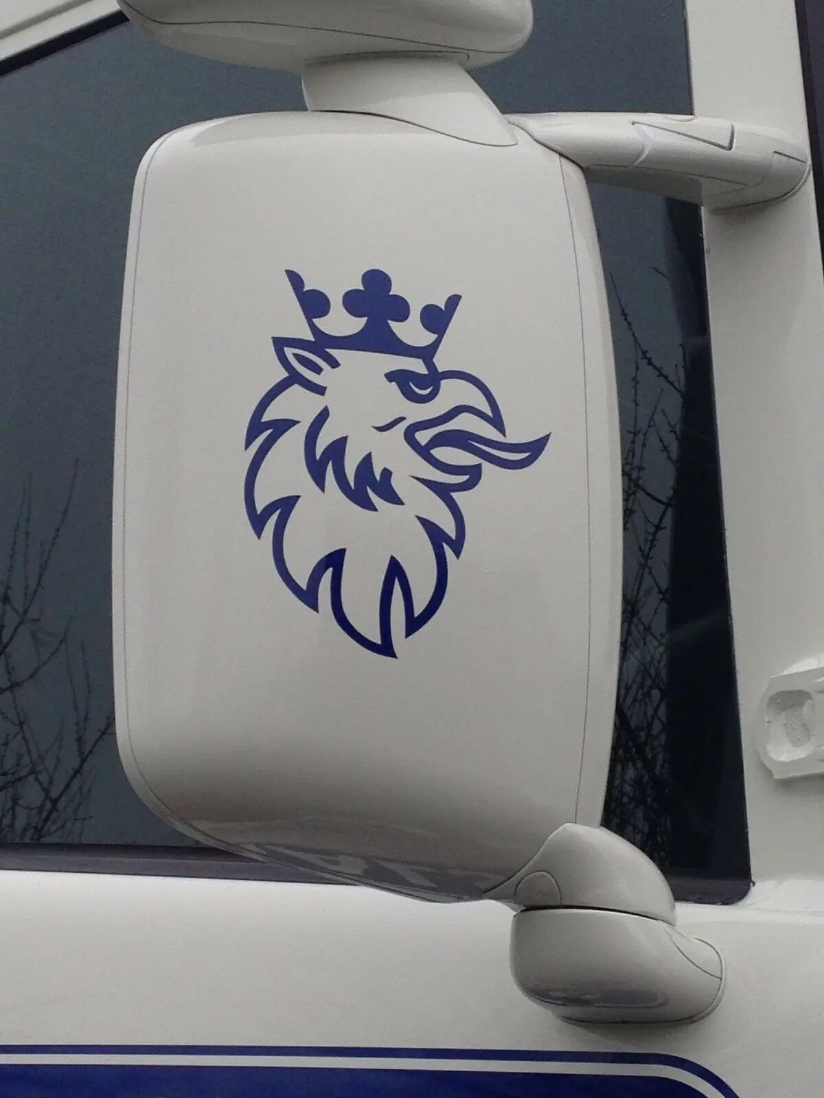 

For Scania Truck Griffin sticker/decal for mirrors X2 *Any Colour