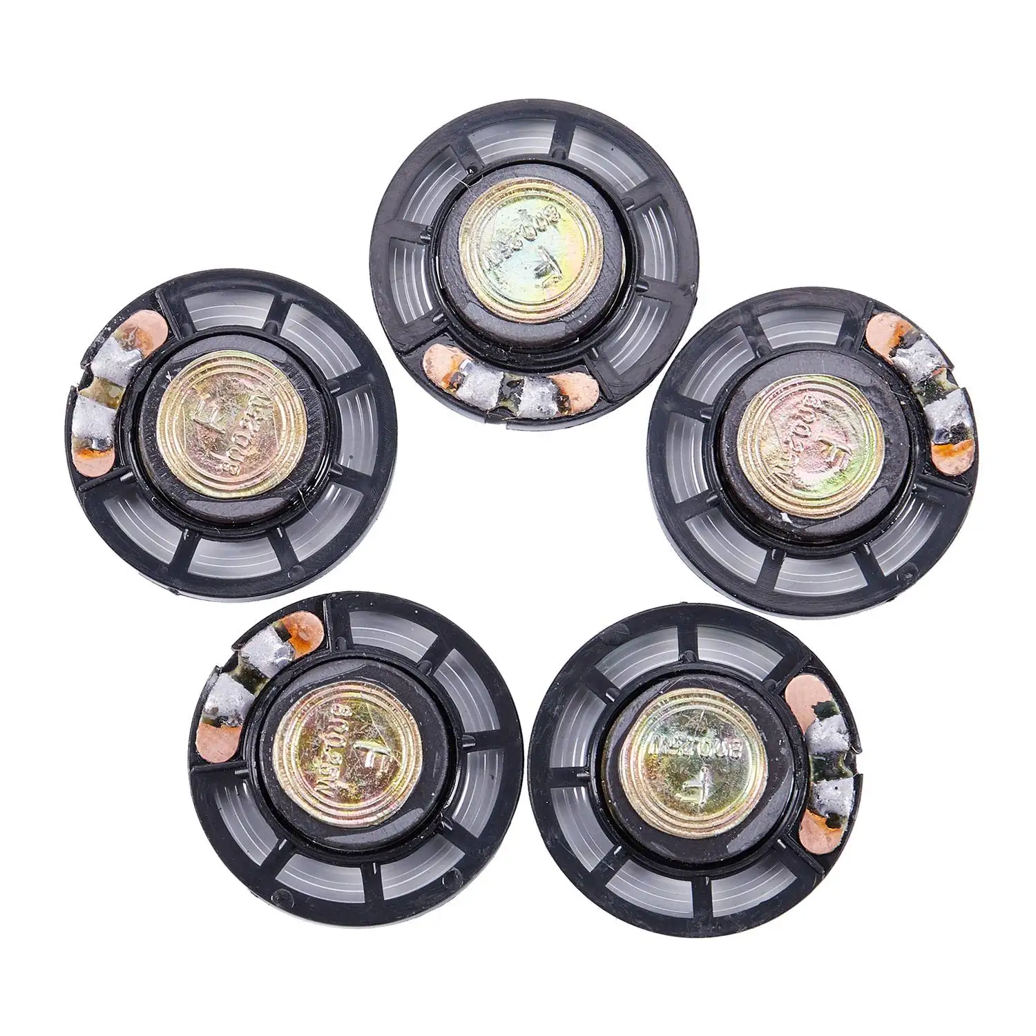

5 pieces 8 Ohm 0.25 W 29 mm magnetic closure speaker for electric toy