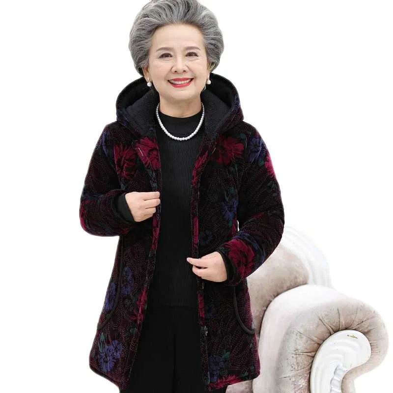 Corduroy Winter Coat Women Puffer Jacket Winter New Korean Style Long Ladies Over-the-knee Cotton Padded Jacket Keep Warm