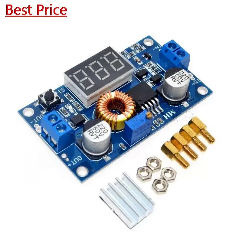 

25Pcs XL4015E 5A 75W DC-DC Auto Boost Buck Adjustable Step Up Step Down Converter Module High Power Voltage Board LCD Display