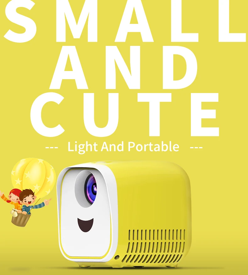 

New Hot L1 Projector Kids Portable LED Mini Projector HD Home Theatre Outdoor Projector Projection Machine Consumer Electronics