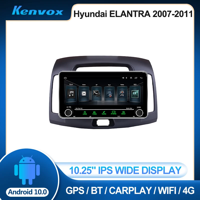 

Автомагнитола 2 din, 10,25 дюйма, IPS, Android, для Hyundai ELANTRA 2006 2007 2011
