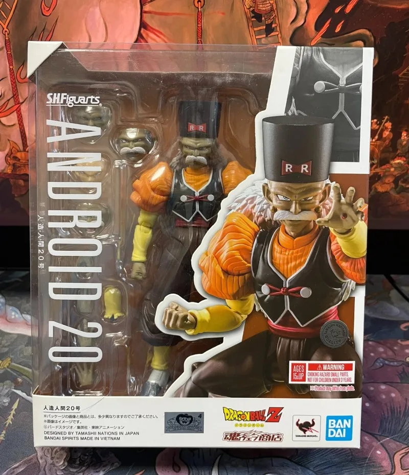В наличии оригинальная коллекционная фигурка Bandai S.H.Figuarts Dr.Gero Android 20 SHF Dragon Ball Z, подарок для коллекционеров. (art.: 3920db1ebeb6a) - 3920db1ebeb6a