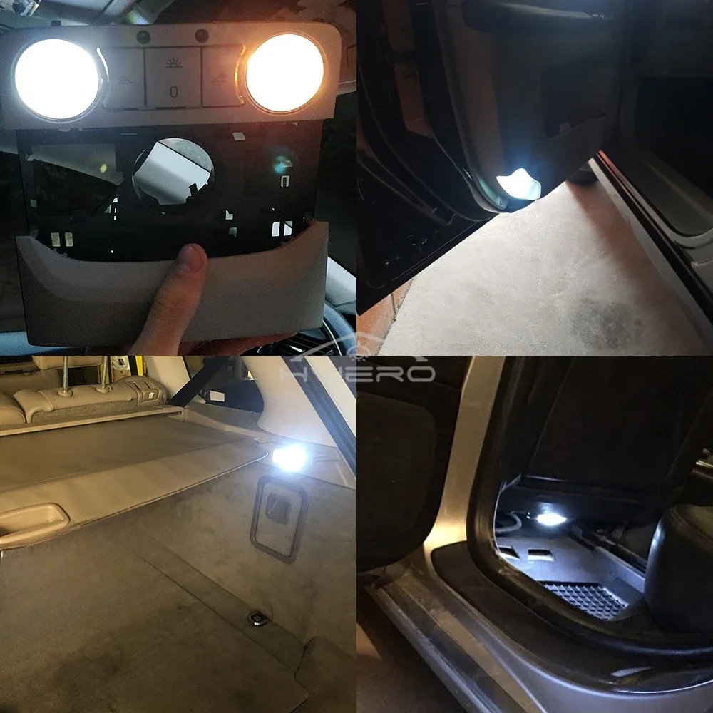 Фото 500 шт. светодиодных ламп T10 W5W 3528 1210 8SMD для авто, белые, 12В, для салона автомобиля, приборной панели, освещения дверей, багажника, стояночного света №3