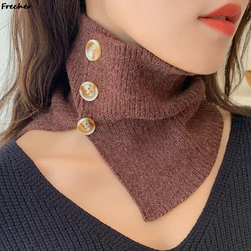 

Весенний вязаный воротник, свитер, одежда, воротники «сделай сам», Женский пуловер, нагрудник, ветрозащитная рубашка с надписью на шею, удобный теплый лацкан