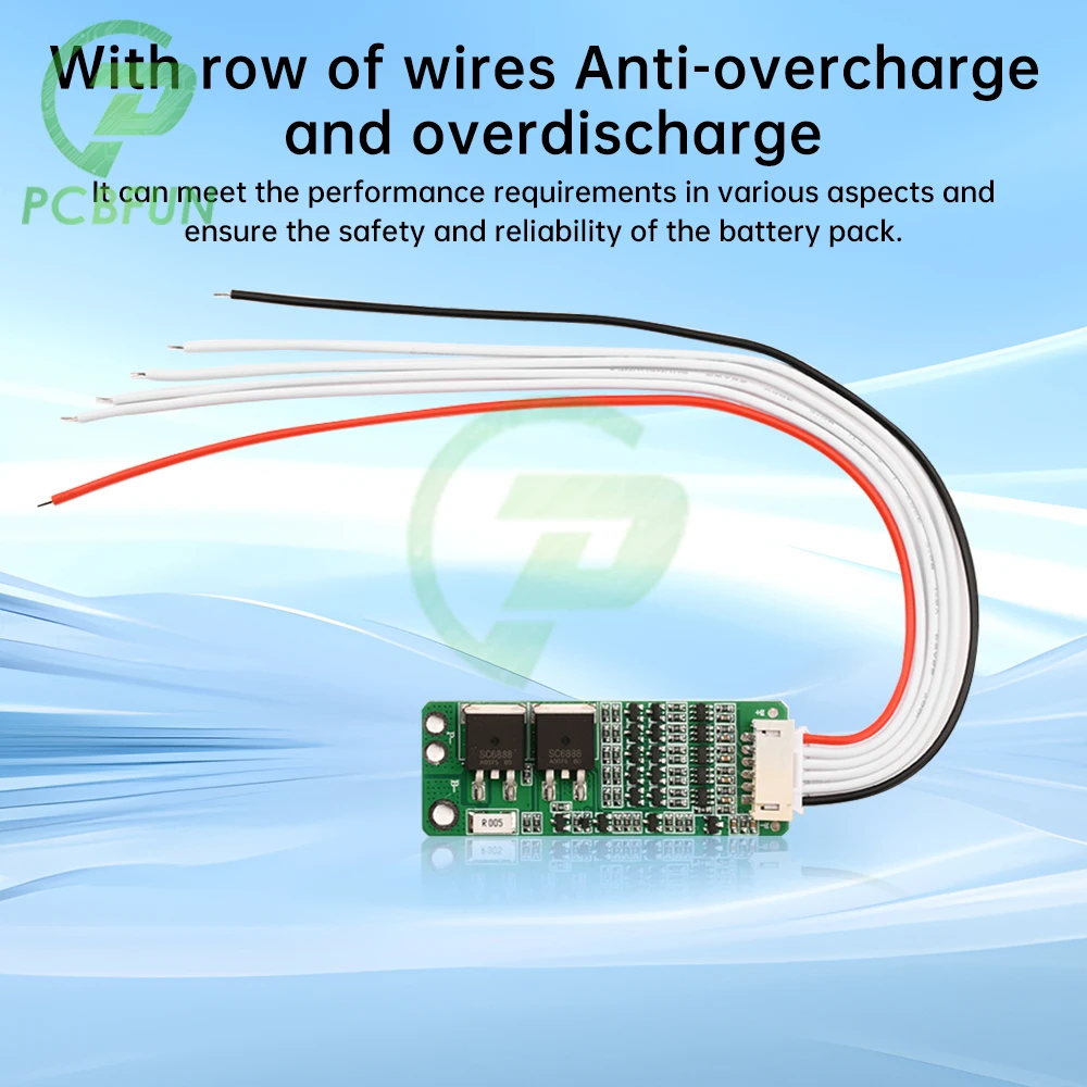 5S 15A литий-ионная батарея BMS 18650 плата защиты зарядного устройства схема ячейки 18 В
