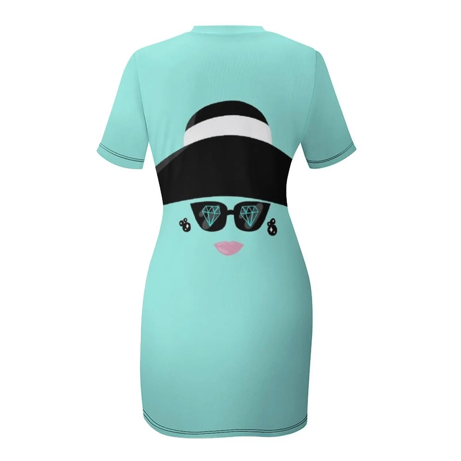 Платье Holly Golightly с большим шляпой и короткими рукавами вечерние платья платье для