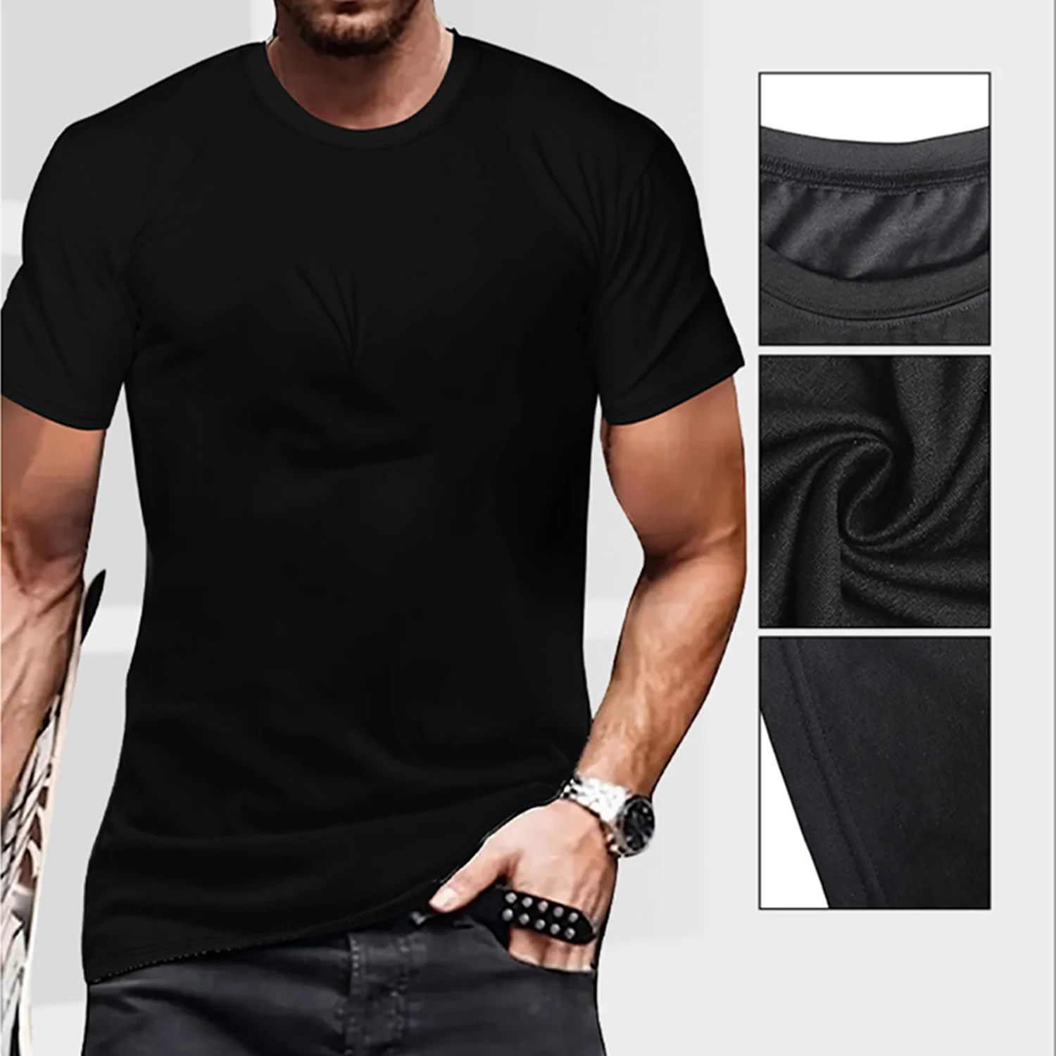 Новинка 2024 летняя забавная футболка для мужчин красивая Рабочая хлопковая