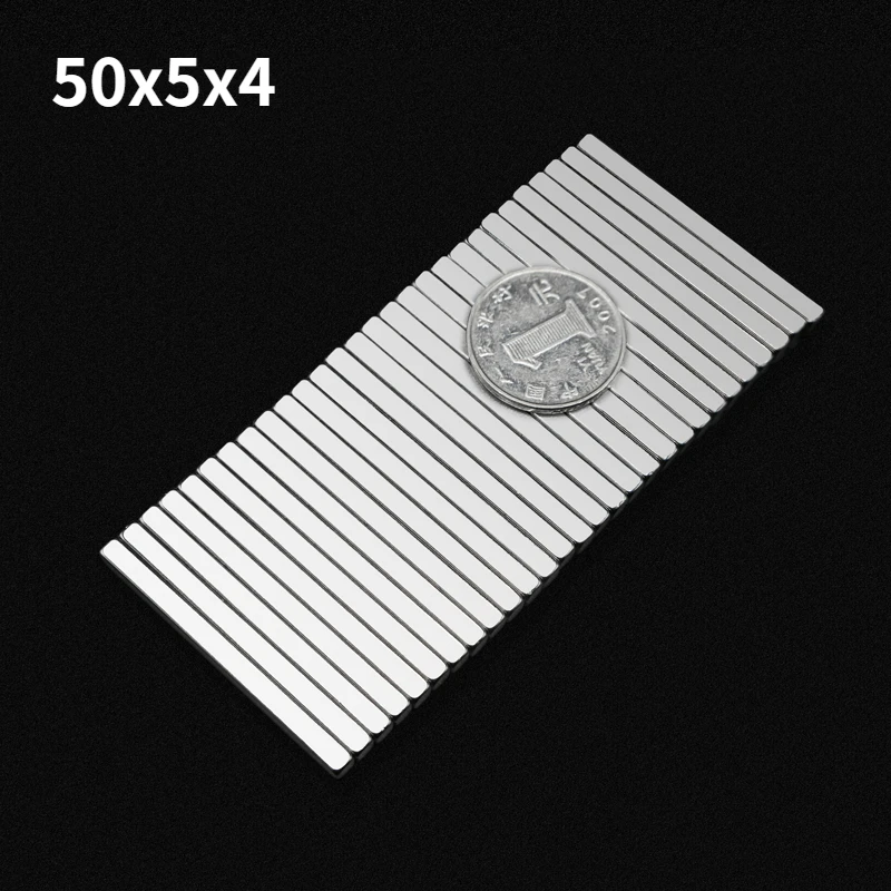 

Магниты тонкий неодимовый магнит 50x5x4 мм, 2/5/10/20/30 шт., Блок N35, супермощные магниты, постоянный магнит Imanes