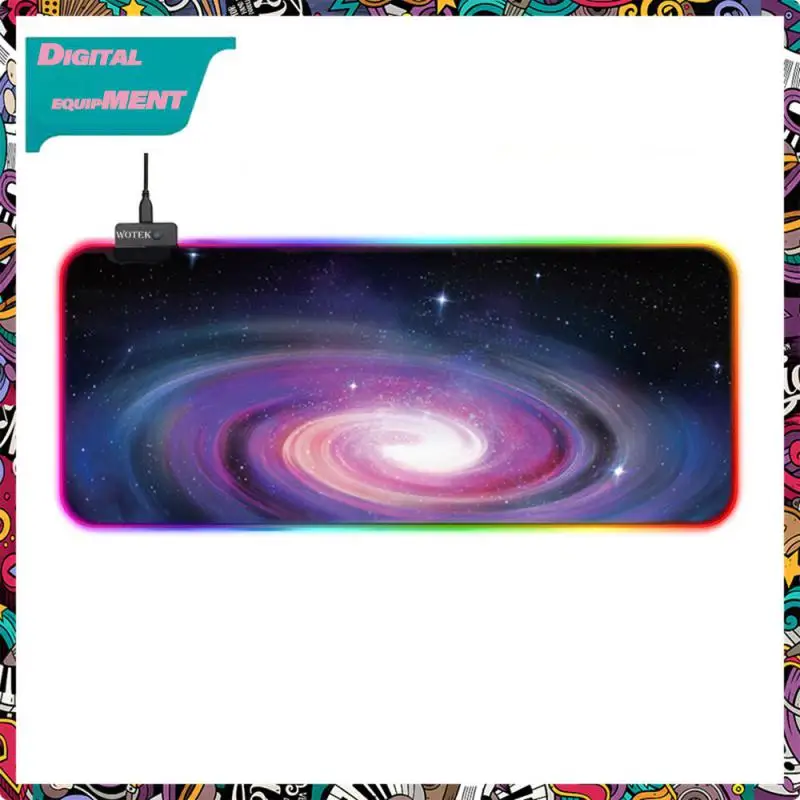

Rgb Led Luminous Game Mouse Pad E-sports Mouse Pad National Tide Mouse Pad Office Tools Waterproof Rgb Keyboard And Mouse Pad