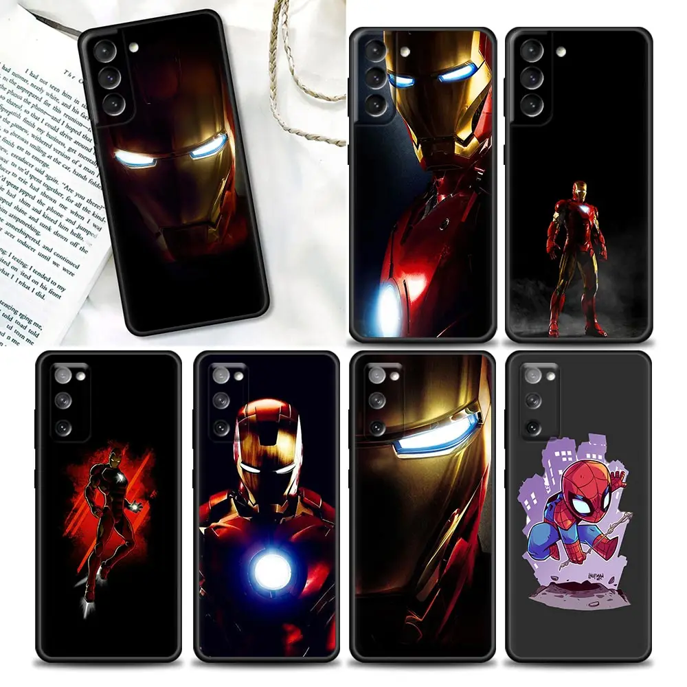 

Phone Case for Samsung Galaxy S7 S8 S9 S10e S21 S20 Fe Plus Ultra 5G Case Soft Silicone Cover iron man 2 Marvel