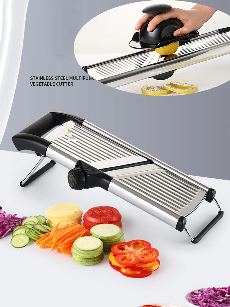 

304 Stainless Steel Mandoline Professional Vegetable Slicer Adjustable Cutter Vegetable Grater with Blades Kitchen Accessories