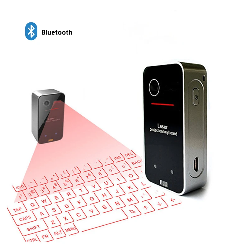 

Лазерная беспроводная Bluetooth-клавиатура, виртуальная проекционная клавиатура, сенсорная эргономичная мышь, может использоваться для компьютеров, телефонов и ноутбуков