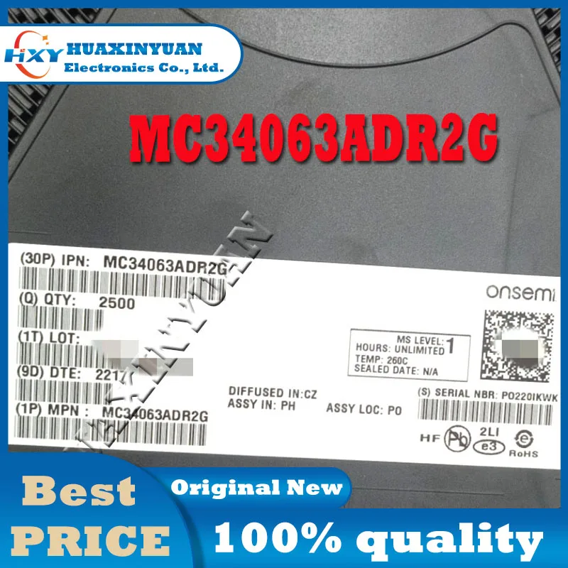Новинка, оригинальный триггер MC34063ADR2G SOP8 MC MC34 MC3406 MC34063A MC34063AD mc34063адr MC34063ADR2, электронная микросхема