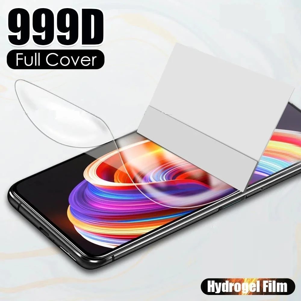 

Protective Film For Realme C3 C3i C11 C15 C21 GT Neo Hydrogel Film Screen Protector For Realme X X2 X3 X7 X50 Pro XT Film