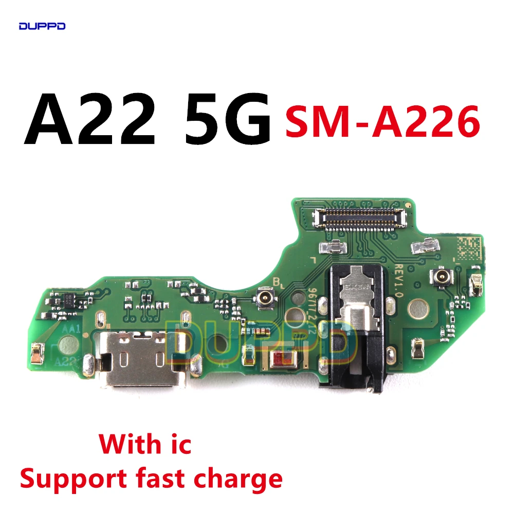 USB зарядное устройство для быстрой зарядки Samsung Galaxy A22 5G A226 A226B материнская плата с