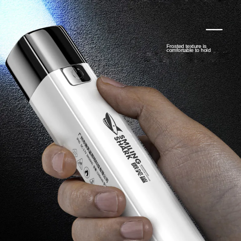 

Super Bright LED Flashlight 2 IN 1 Camping Power Bank USB Rechargeable Light Outdoor Lighting Mini Fishing Torch Night Riding