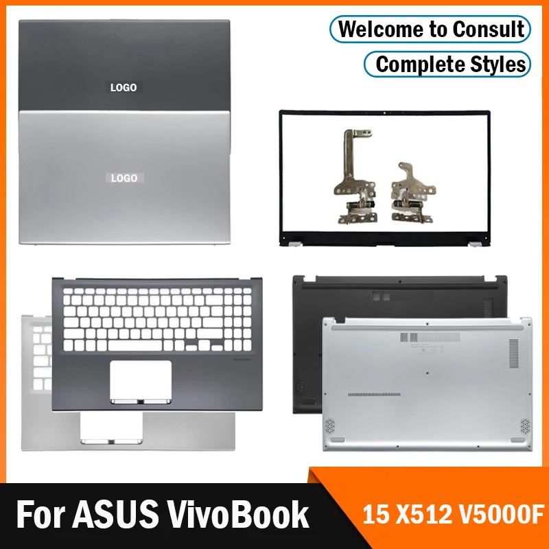 

Original New Laptop For ASUS VivoBook 15 X512 V5000F LCD Back Cover/Front Bezel/Palmrest/Bottom Case Rear Top Cover 15.6 inch