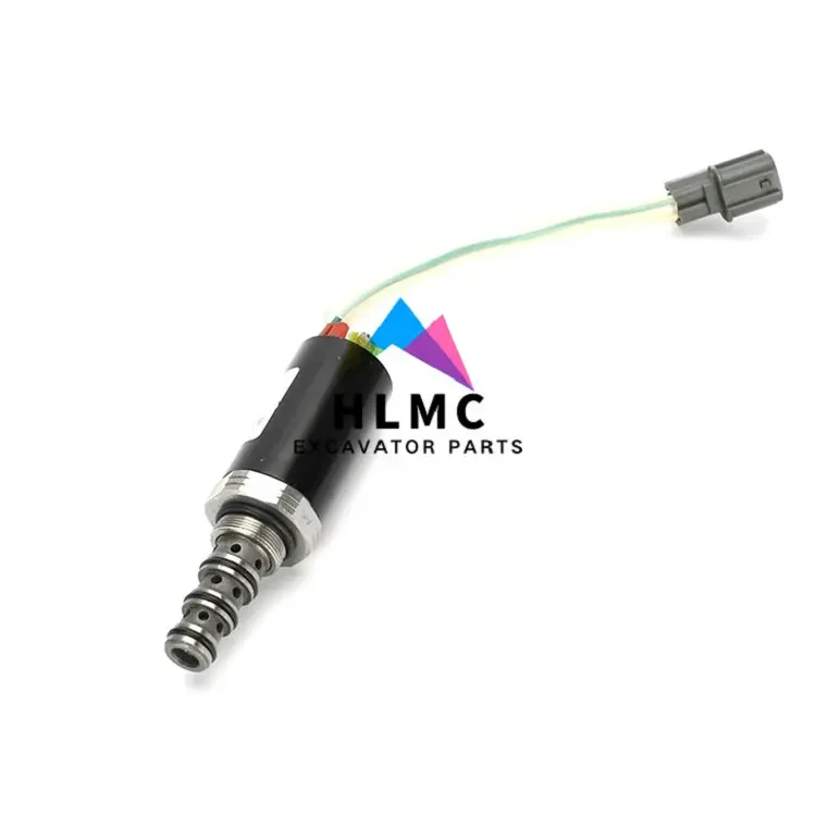 Фото SK100 SK120 SK120LC SK135 SK200 SK200-3 HD820 Запасные части экскаватора Электромагнитный клапан предохранительного замка YN35V00005F1 KWE5K-20-G24D12A №2