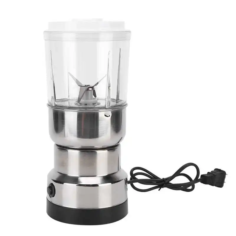

Electric Grain Grinder Corrosion Resistant Multifunctional Stainless Steel Healthy Powder Grinder Machine US Plug 110V