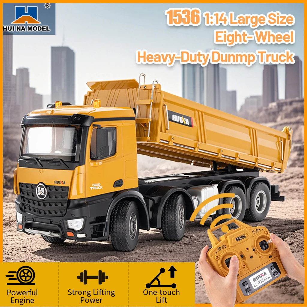 HUINA 1536 модель с дистанционным управлением 1/14 2 4G 8-колесный сверхмощный инженерный