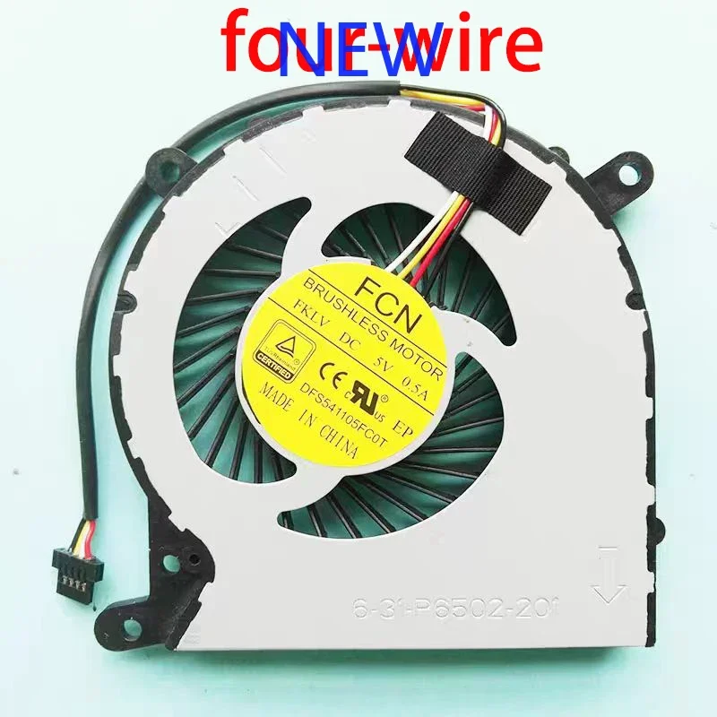 Вентилятор охлаждения для ноутбука CLEVO PA70HS PA71HP DFS541105FC0T FGFG FK2D FKLV FKLU DC 5V 0.5A 3PIN или 4PIN